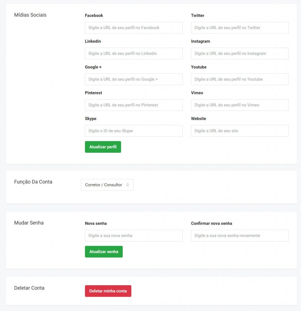 sou consultor de imóveis